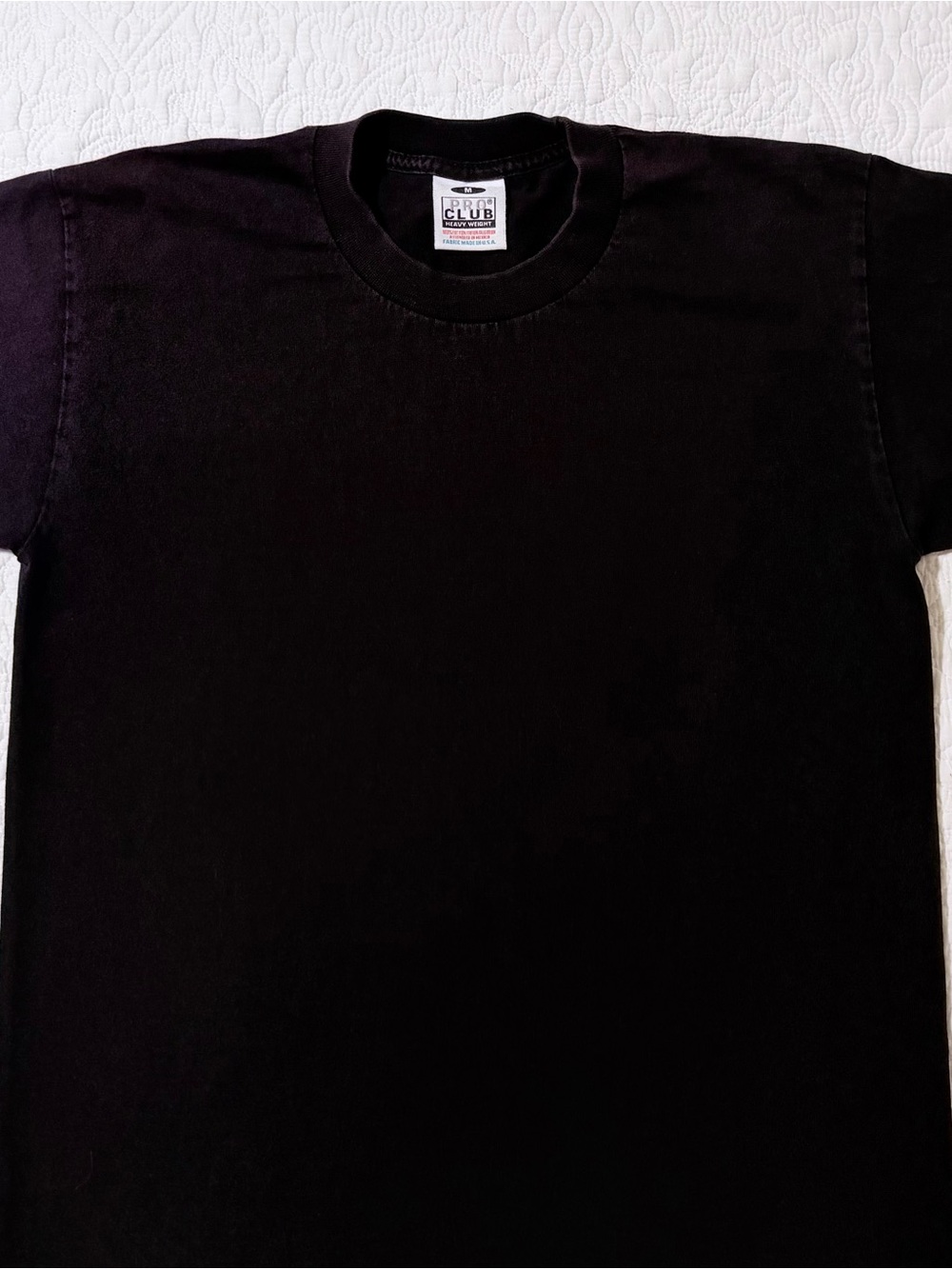 Pro Club | Heavyweight Black T Shirt | Men’s Medium | 100% Cotton